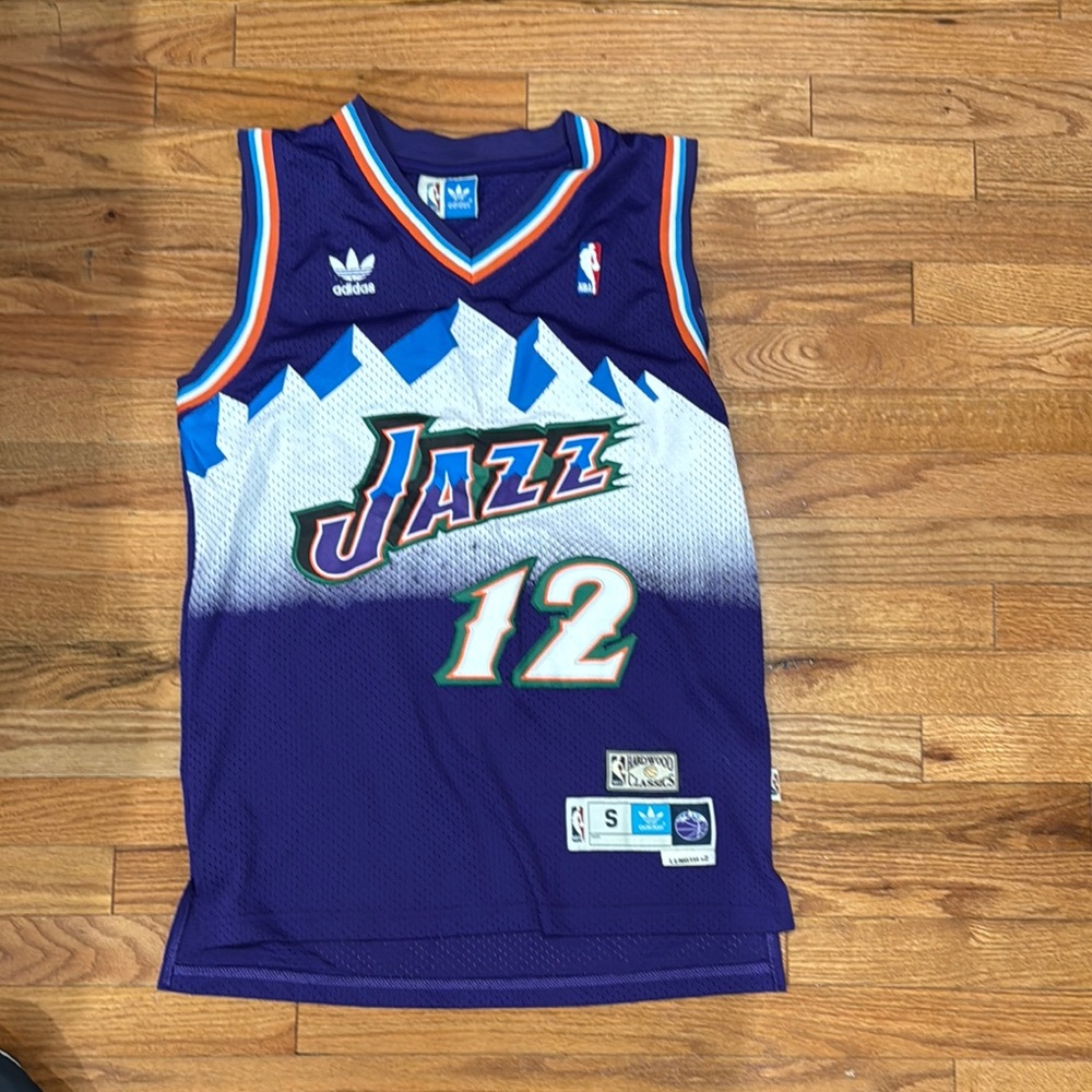 Adidas Jazz Purple and White Jersey